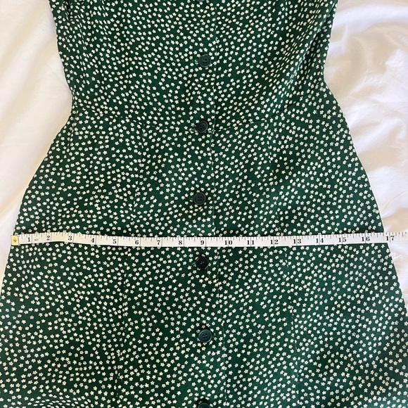 Green Floral Reformation Fauna Dress in Size 6 - Picture 6 of 8